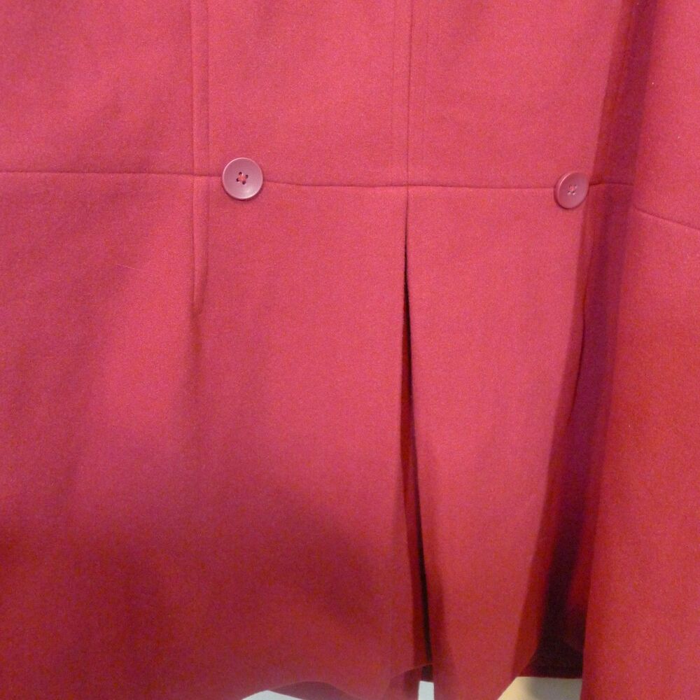 TORRID Wool Double Breasted Peacoat In Rhubarb - 5X - Picture 7 of 11
